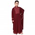 Indo Classic kaftan for kids- Maroon